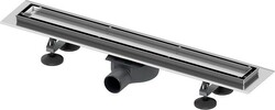 Pachet Linus 2in1, 700 mm (canal, grila plate/steel, sifon standard DN50, picioruse, banda etansare)