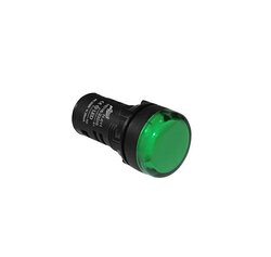 Lampa led ad56d-22-pg-230 verde 22mm 230v ac