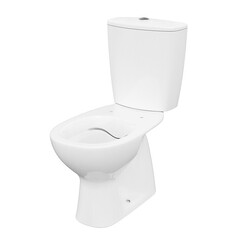 Set wc, compact Arteco, CleanOn, capac polipropilena, inchidere lenta