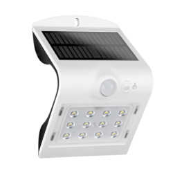 Lampa solara pentru perete cu senzor 200lm ip54