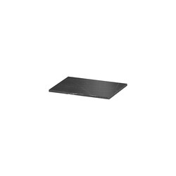 Blat mobilier, Larga, 60 cm, negru marmura