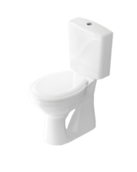 Vas WC iesire verticala plus rezervor ceramic Gokkusagi Idevit, fara capac si flotor