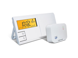 Termostat ambiental programabil fara fir Salus 091FLRF, afisare LCD, luminat, alb