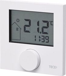 Termostat de camera TECEfloor Standard, afisaj digital,alb,neprogramabil,230V (fara senzor sapa)