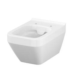 WC suspendat CREA  RECTANGULAR CleanOn cu sistem de fixare ascunsa, fara capac